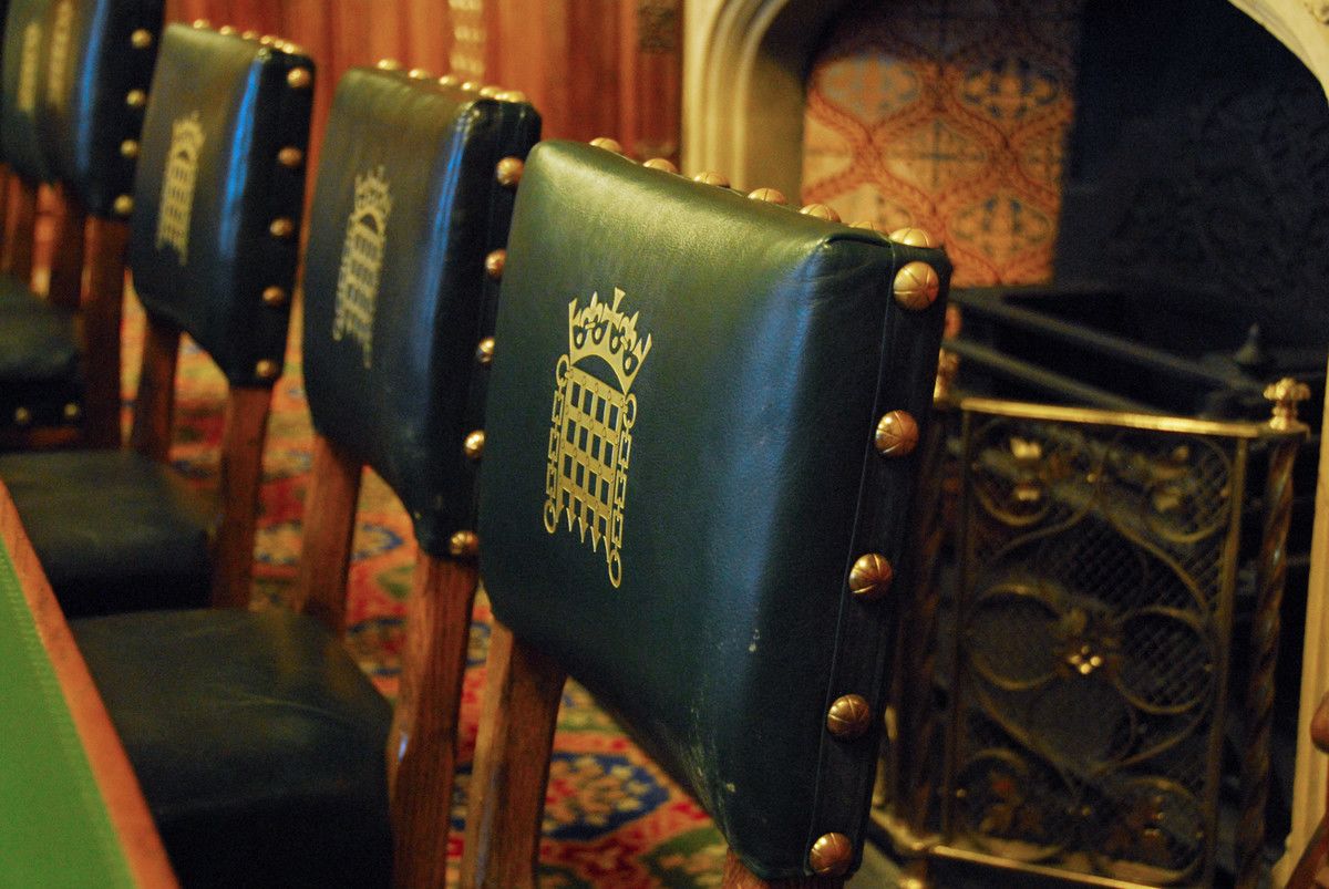 Image of chair in Parliament