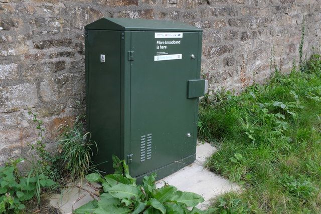 decorative image of a broadband cupboard on the street