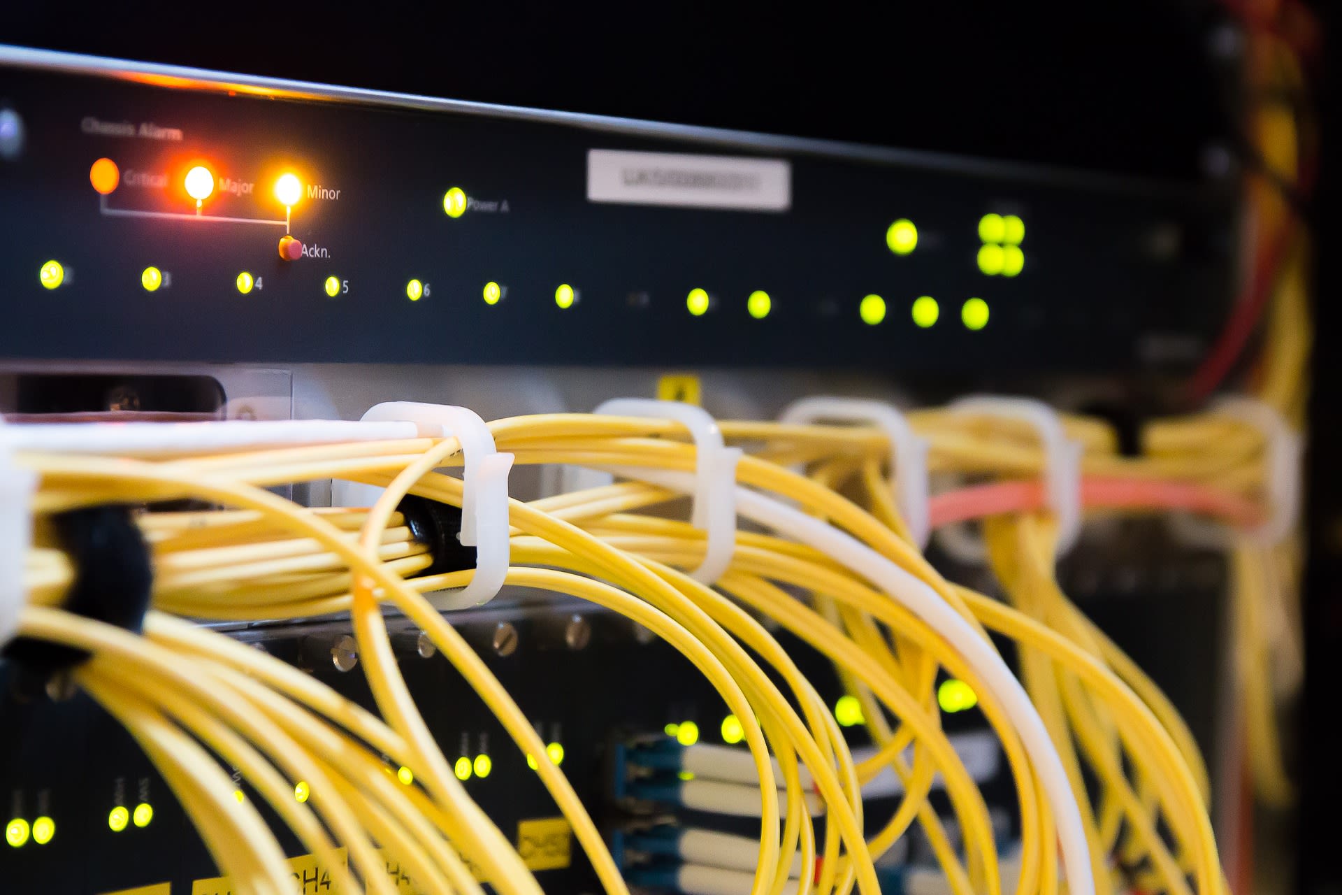 decorative image of yellow wires