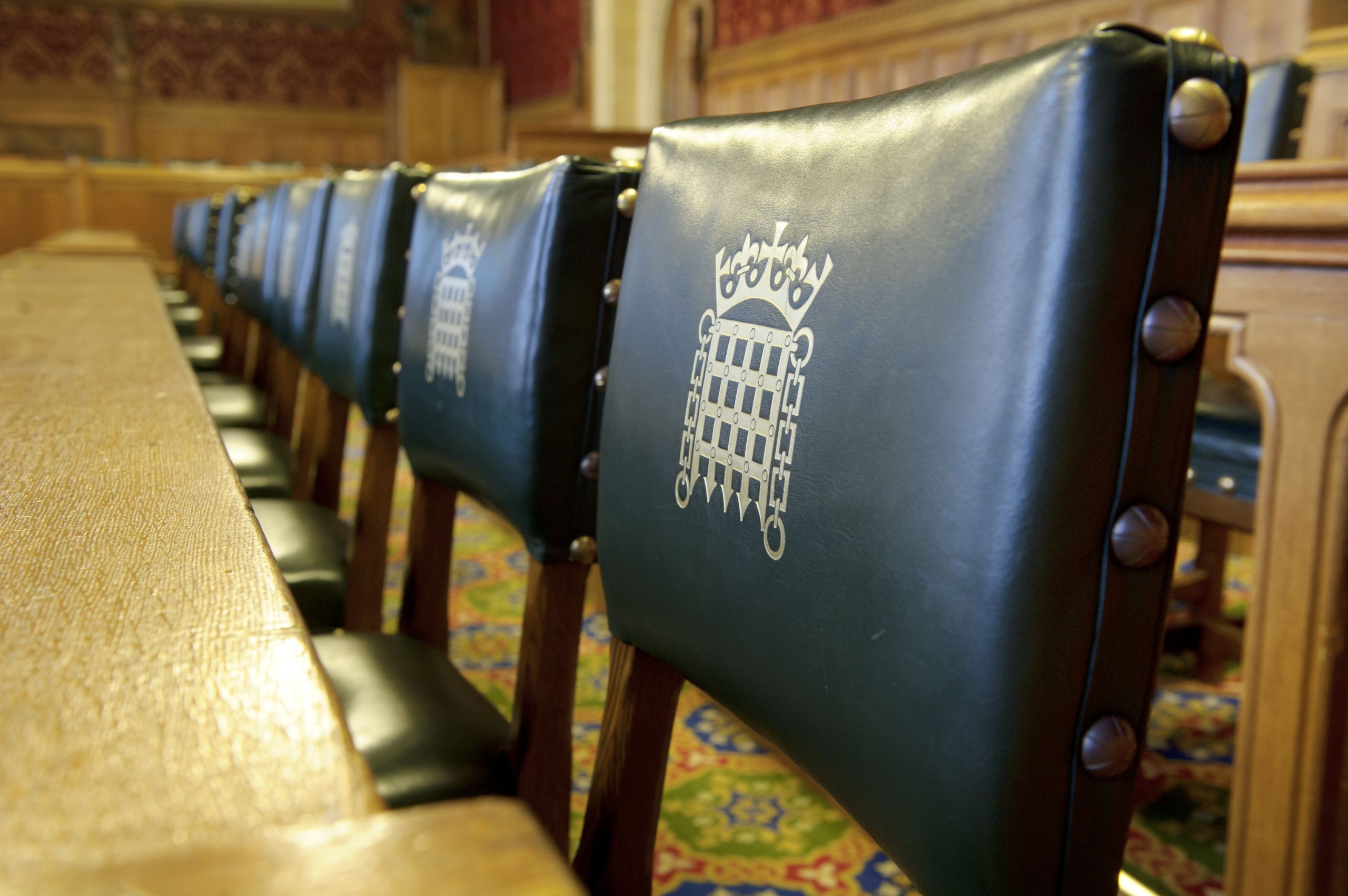 Image of chair in House of Commons