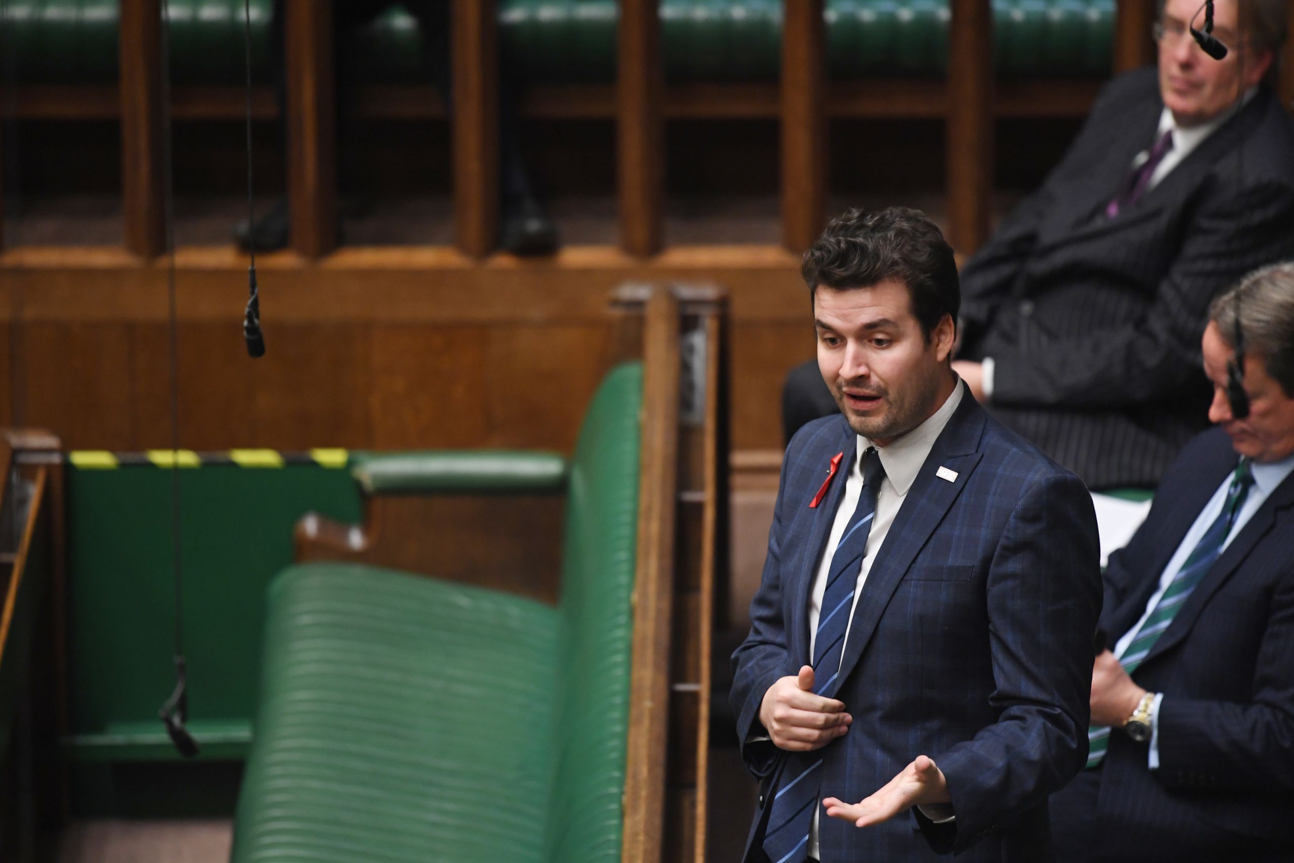 Image of Elliot Colburn MP in the House of Commons chamber