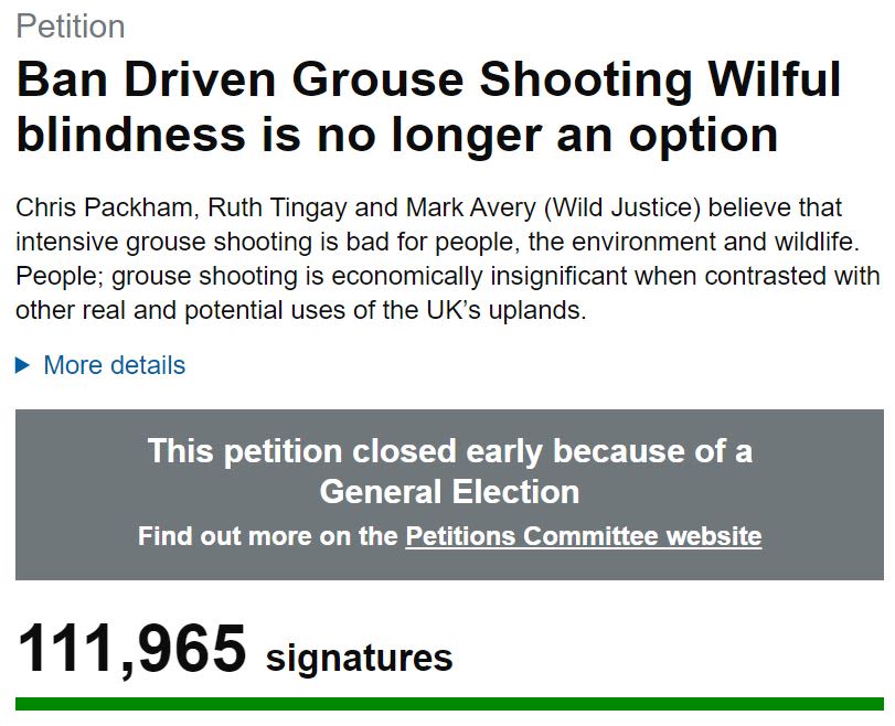 screenshot of the petition page displaying 111,965 signatures